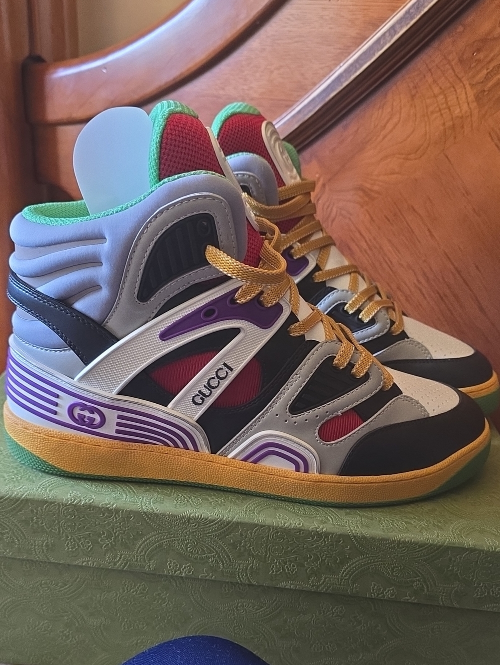 Gucci Basket Sneakers 🍇🍏🍒